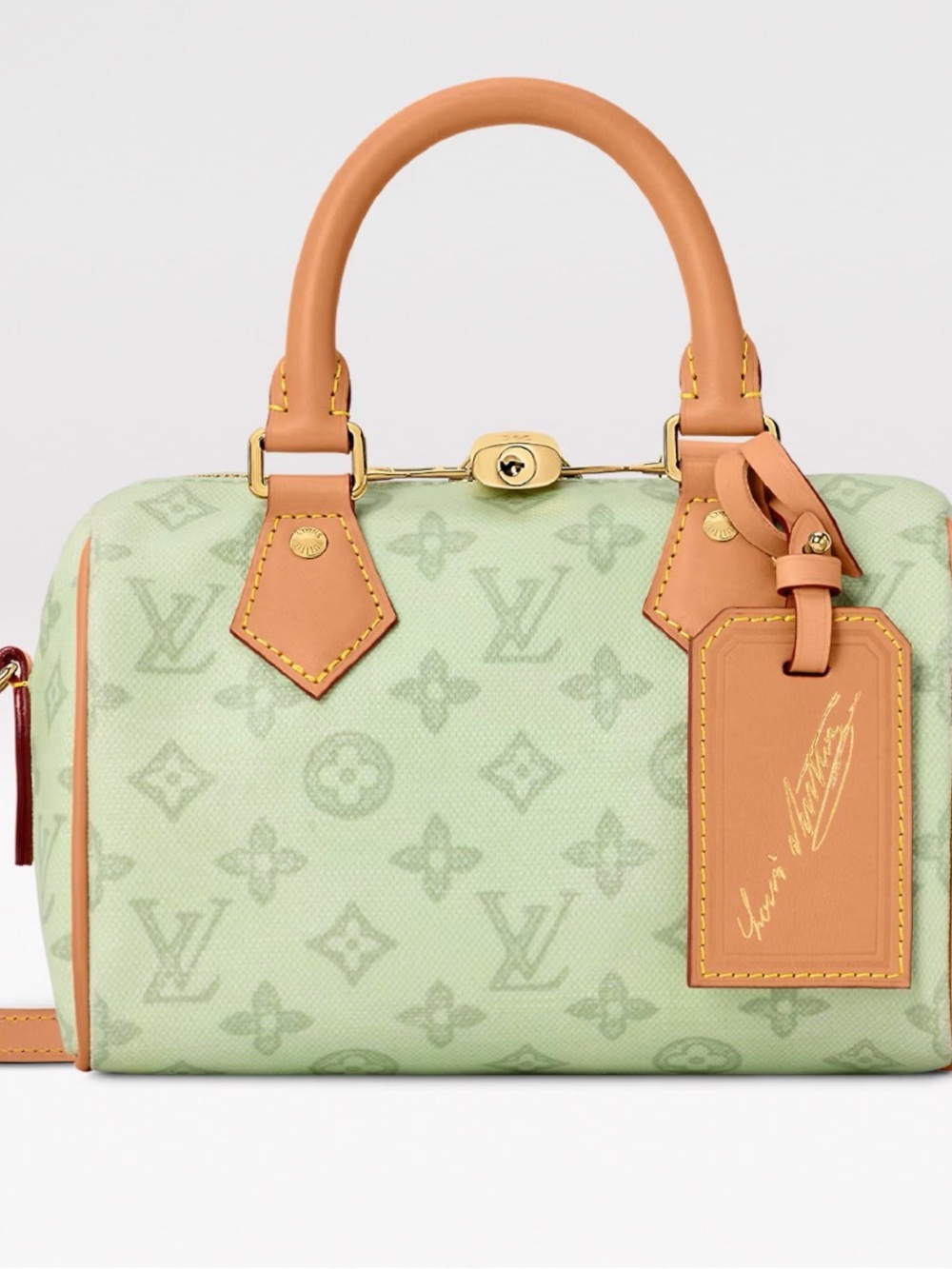 LOUIS VUITTON Speedy Bandolière 20 Vert Crossbody bag! 130 year Anniversary